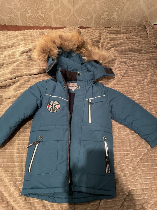 Зимняя куртка на мальчика 98 см