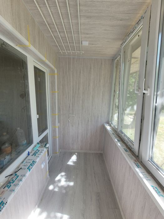 Обшивка балконов,балкони під ключ.Вікна.УютПласт. Кривий Ріг.