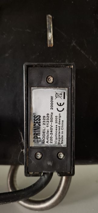Grelhador / Tostadeira Princess 2000W