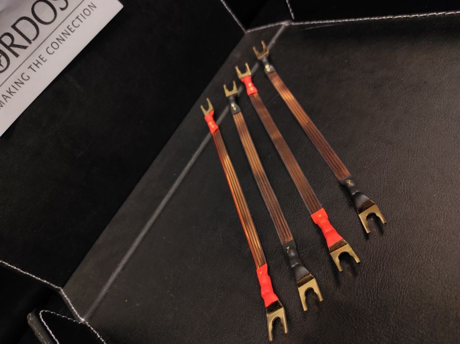 Nordost SuperFlatline zworki do kolumn kabel przewód Trans Audio Hi-Fi