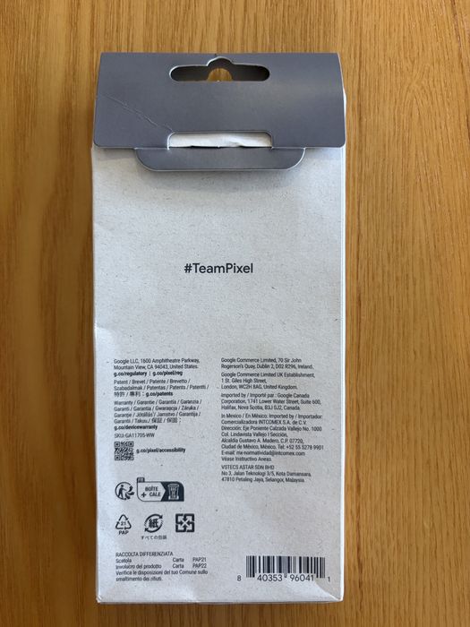 Capa Original Google Pixel 11 Pro (Nova / Selada na Caixa)