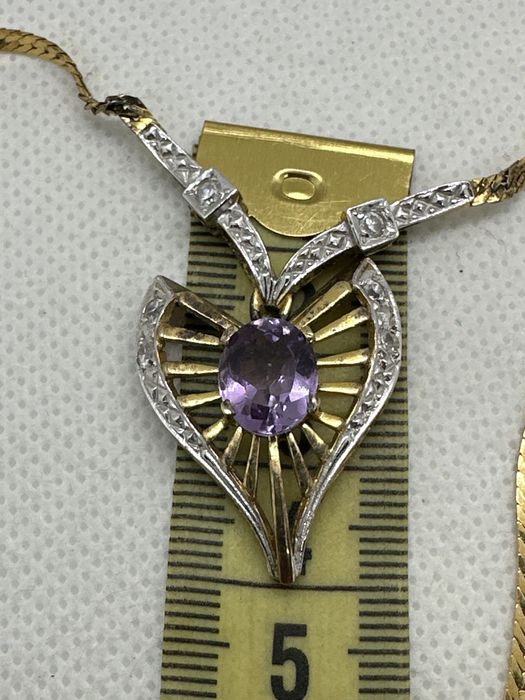 Колье серебро 835 Кольє позолота