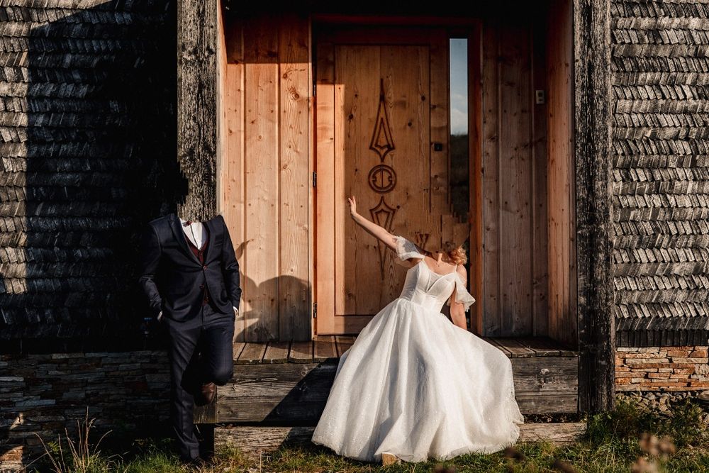 Suknia ślubna eurostyl