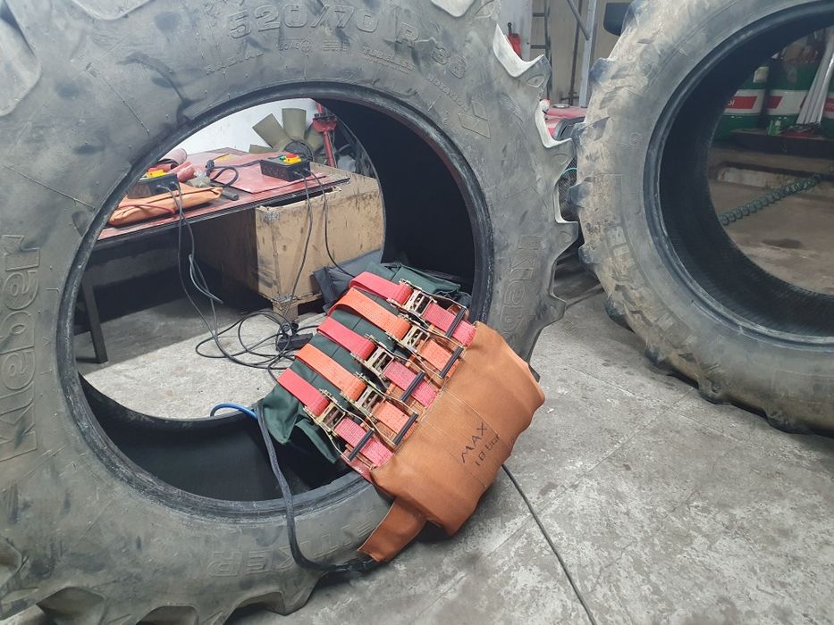 Naprawa opon metodą na gorąco