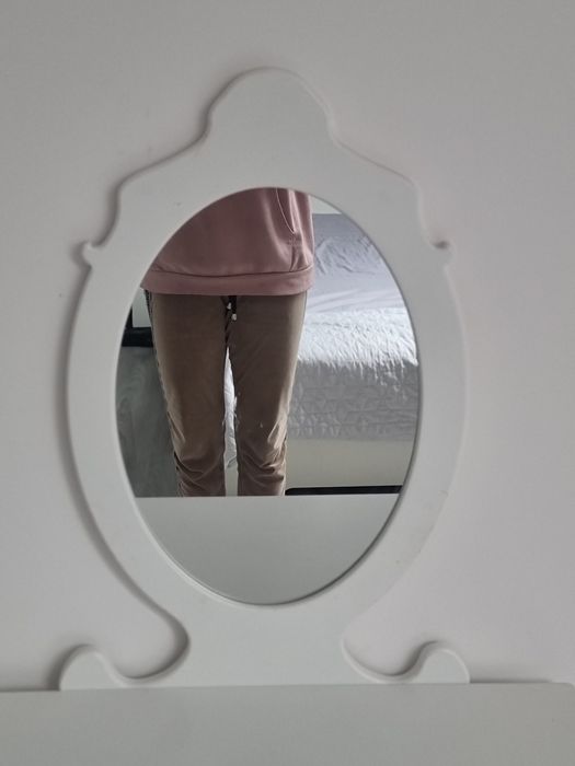 Toaletka biała dla dziewczynki