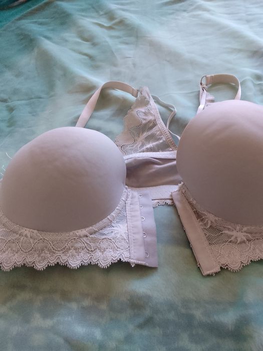 Бюстгальтер застёжка вперёди 44С цвет серый