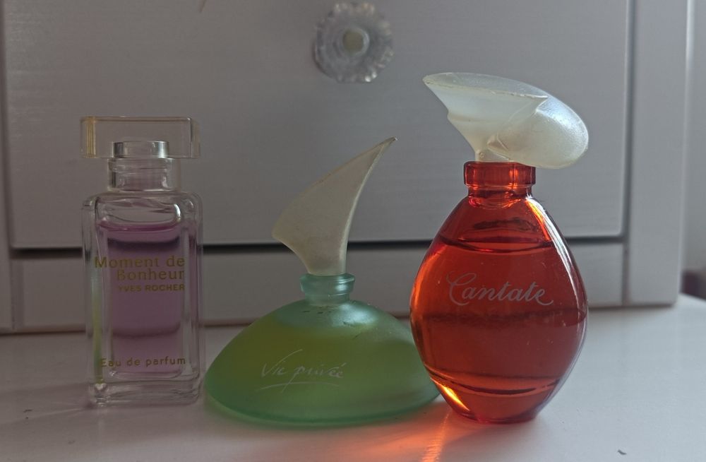 Miniaturki perfum Yves Rocher – Cantate, Vie Privée, Moment de Bonheur