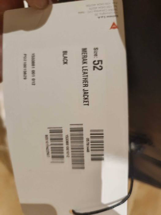 Casaco moto em pele Dainese Merak