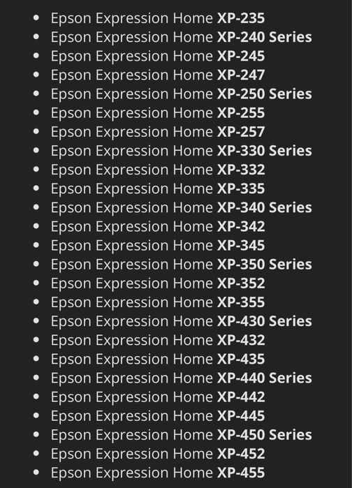 Tusze zamienne do drukarek Epson (T2991-T2994)