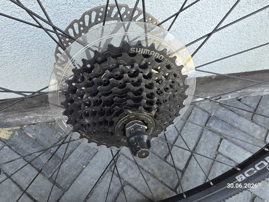 Bontrager Connection koło rowerowe + opona GR1 Comp + kaseta Shimano
