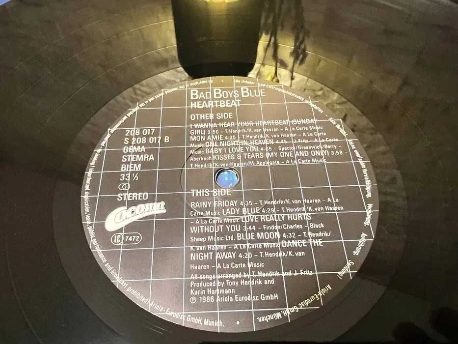 Bad Boys Blue winyl LP Heart Beat 1 wyd. Coconut 1986