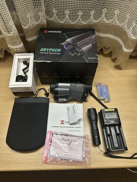 HikMicro 640х512 GRYPHON GQ35L LRF, монокуляр Тепловізор