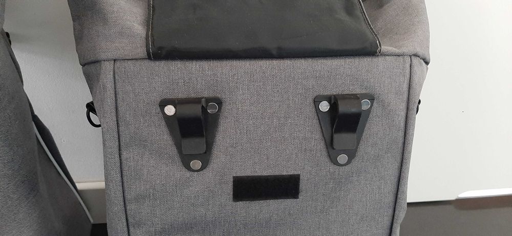 Sakwy rowerowe na bagażnik, wodoodporne, torba na rower zakupy