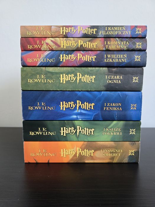 Harry Potter seria książek stare wydanie
