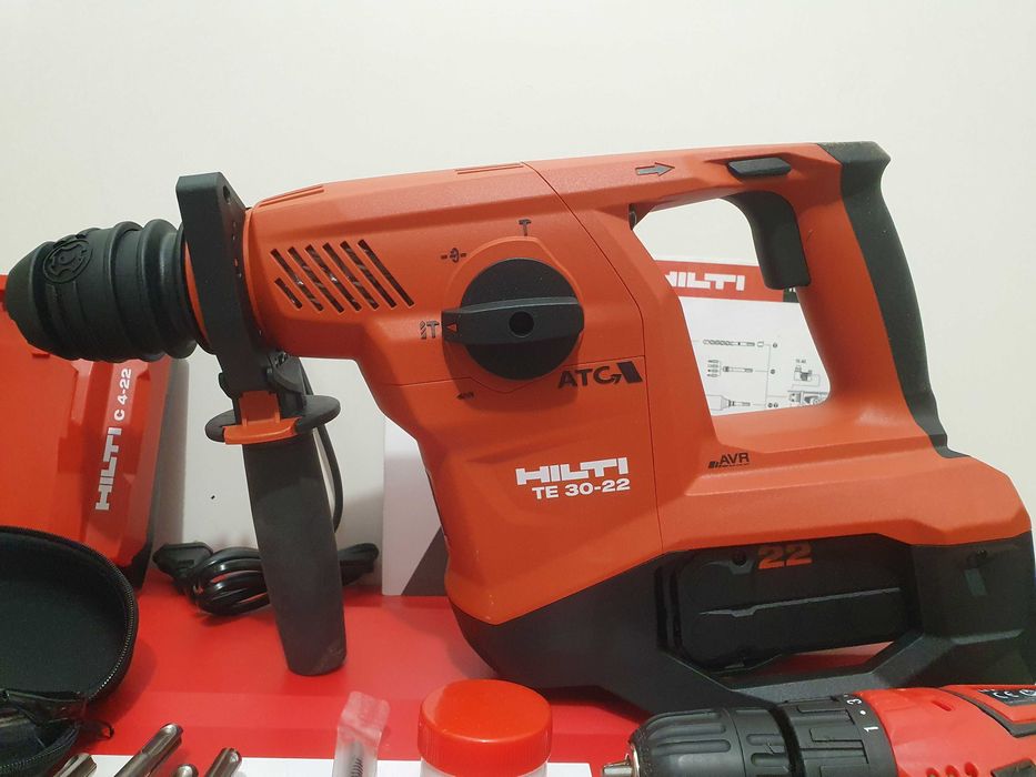 Narzedzia zestaw HILTI TE 30-22 NURON wiertarka+ wkretarka FLEX bity
