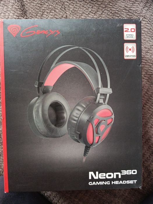 Pudełko słuchawki Genesis Neon 360