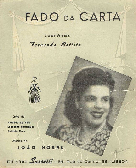 17096  Partituras - Fado