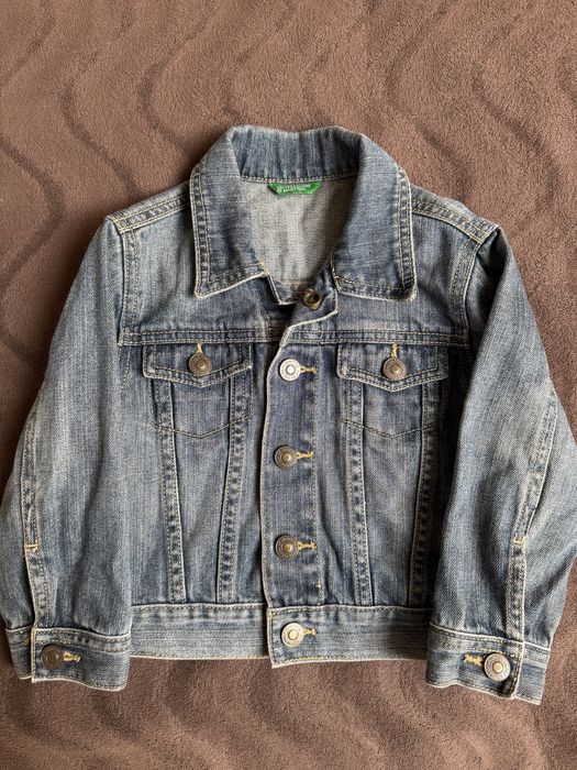 Дитяча джинсова куртка benetton