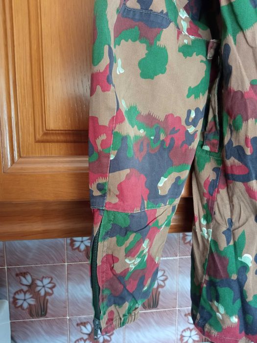 Casaco militar camuflado TAZ83 Alpenflage Exército Suíço M83