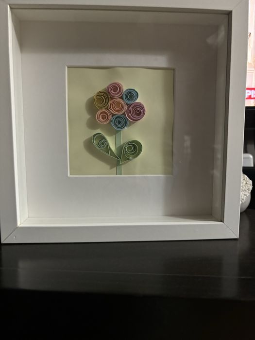 Quadro em quilling paper 25X25cm