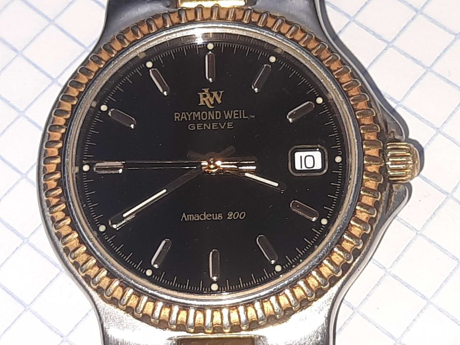 Продам вінтажний швейцарський чоловічий годинник Raymond Weil