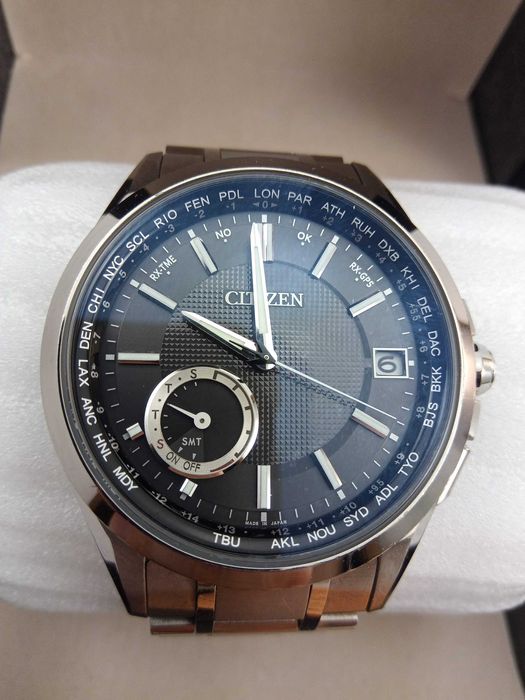 Часы Citizen GPS Attesa CC3010-51E Eco-Drive вечник титан сапфир