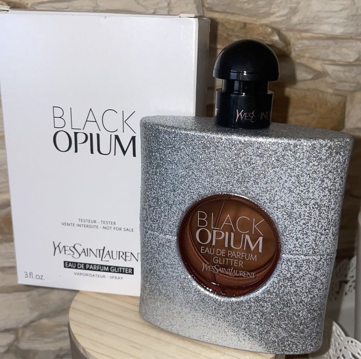 Yves Saint Laurent Black Opium Eau de Parfum Glitter 90ml nowe piękne