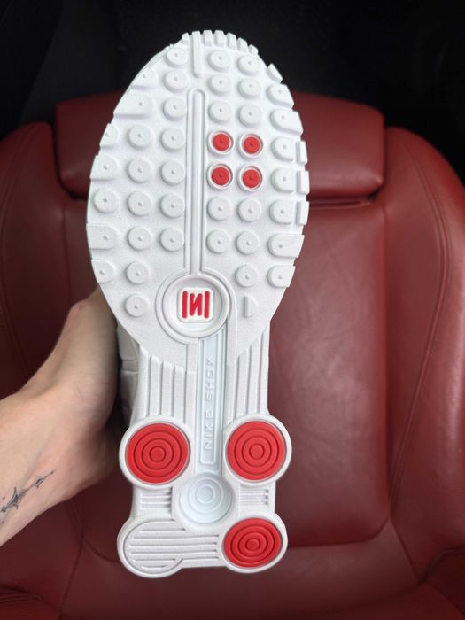 (ОПЛАТА ПІСЛЯ ОГЛЯДУ)Nike Shox R4 White Найк Шокс Р4 Білі