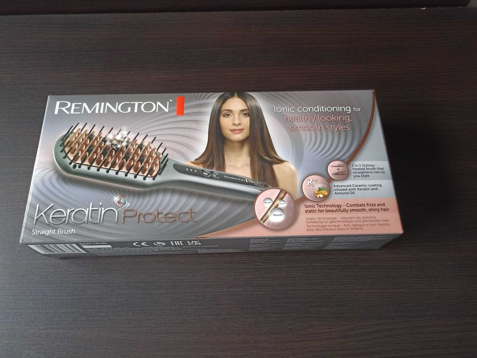 Szczotka prostująca REMINGTON Keratin Protect, jak nowa