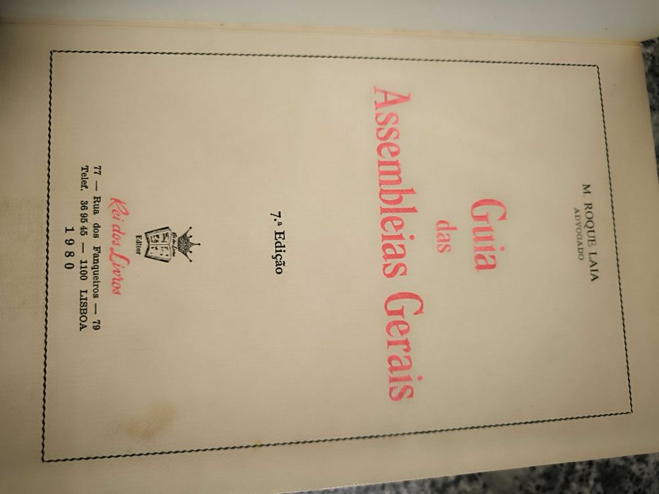 Guia das Assembleias Gerais - M. Roque Laia