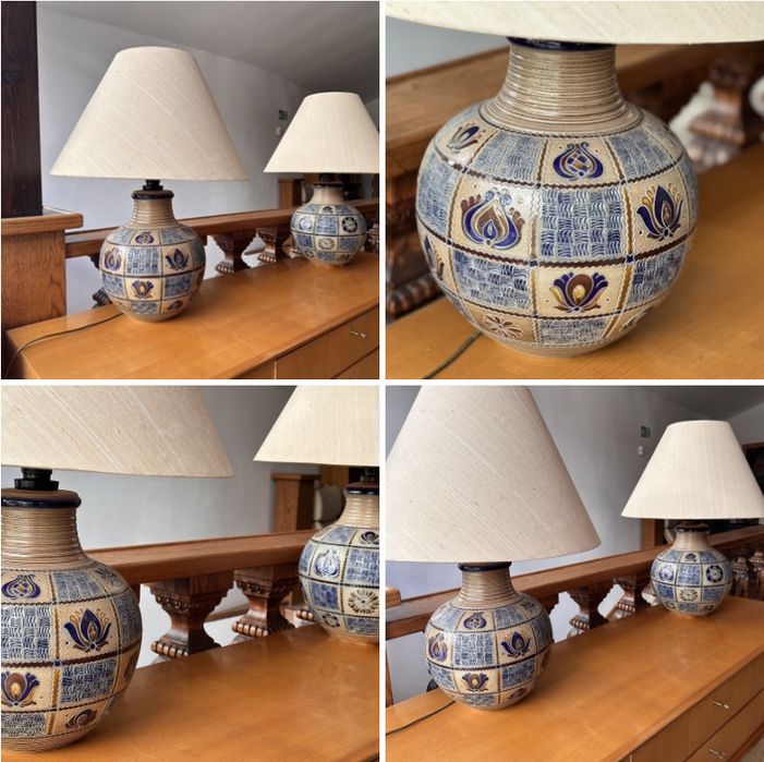 Mid century modern para lamp glazura solna