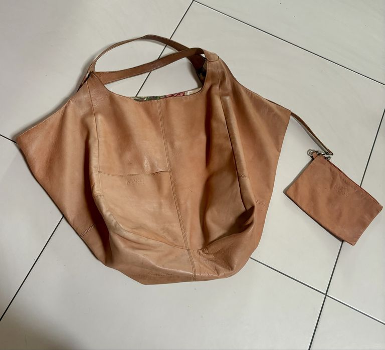 Torebka shopper Mako Bags Mrs. Big Caramel
