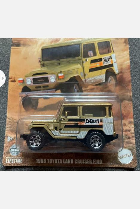 Toyota land cruiser fj 40 bj 40 escala 1:64 matchbox raro brinquedo