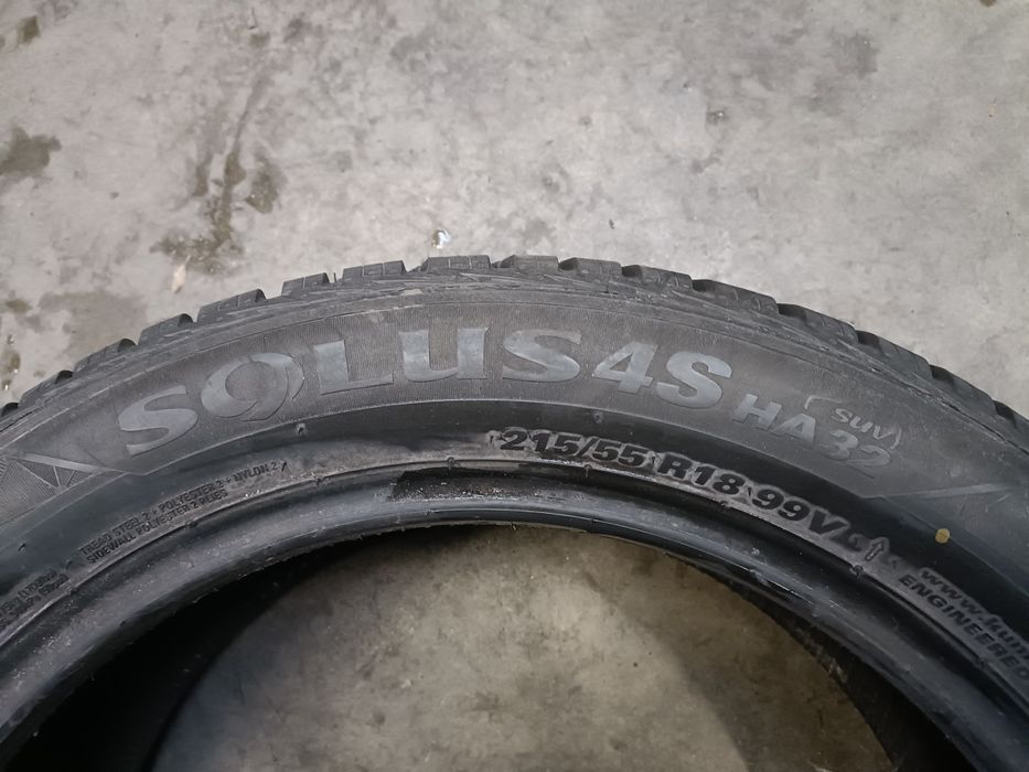 Demo 23r, Opona całoroczna Kumho Solus 4S HA32 SUV 215/55R18 99V