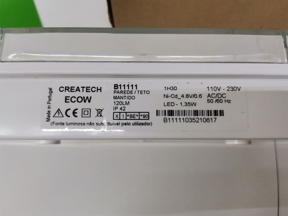 Luz de emergência LED