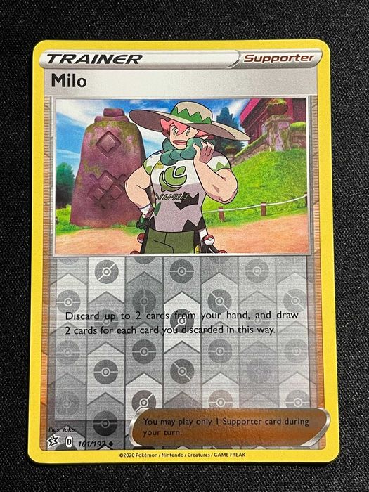 Carta Pokémon Milo 161/192 Rebel Clash