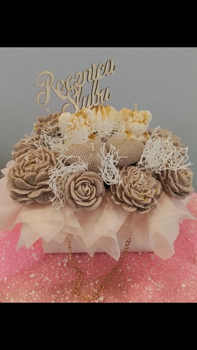 Flower Box z naturalnego wosku sojowego