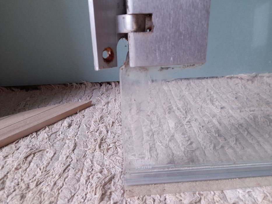 Vidro temperado resguardo banheira