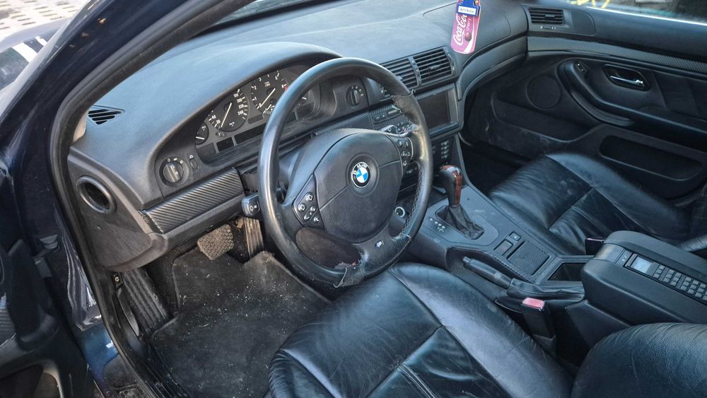 Części BMW E39 528i 2.8i M52 193KM Cała na części Biarritzblau