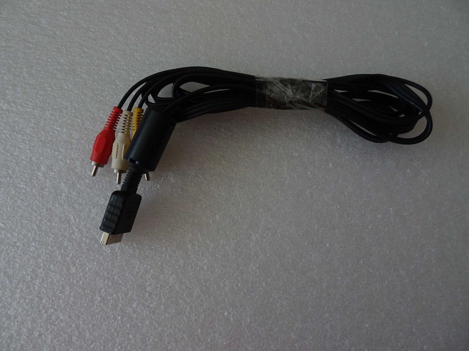 Cabo de alimentação à televisão para a Playstation Sony