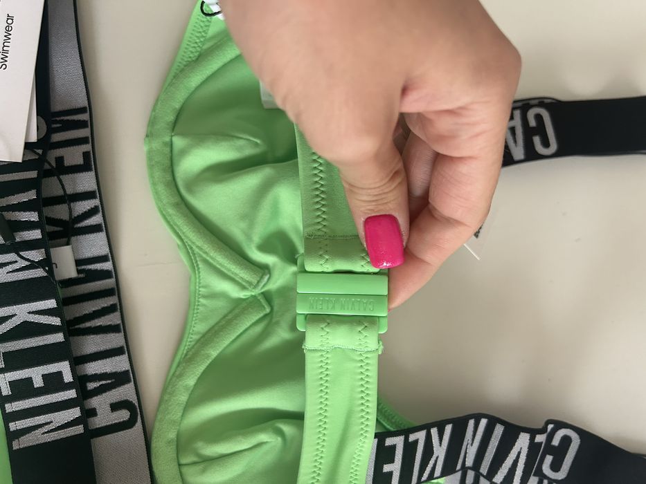 Oryginalny strój kąpielowy Calvin Klein bikini neon