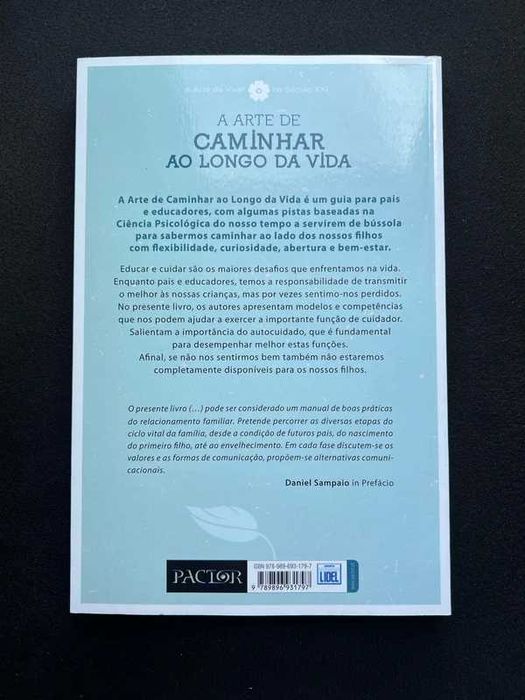 Livro: A Arte de Caminhar ao Longo da Vida da autora Margarida Gaspar