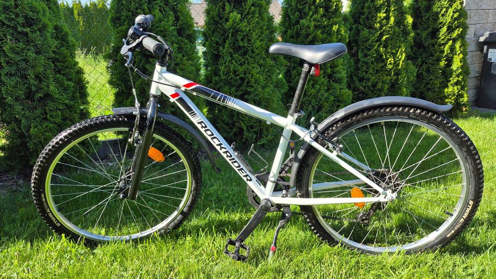 Rower Górski MTB ROCKRIDER ST 100 24" stan idealny Decathlon bez wkładu