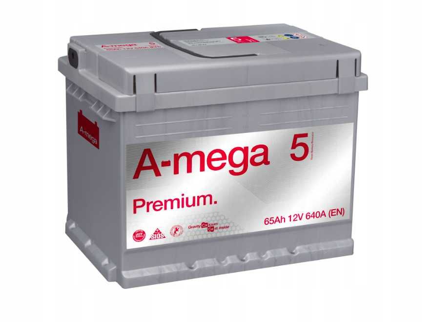 Warszawa - Nowy akumulator Amega 5 65Ah 640A - Varta Bosch Centra
