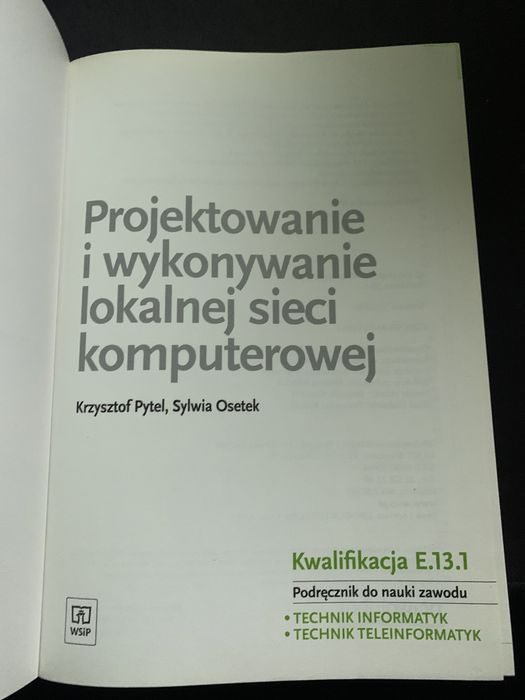 Ksiazka kwalkfikacji zawodowej INF.02