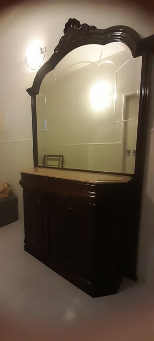 Móvel Sapateira com Espelho Grande