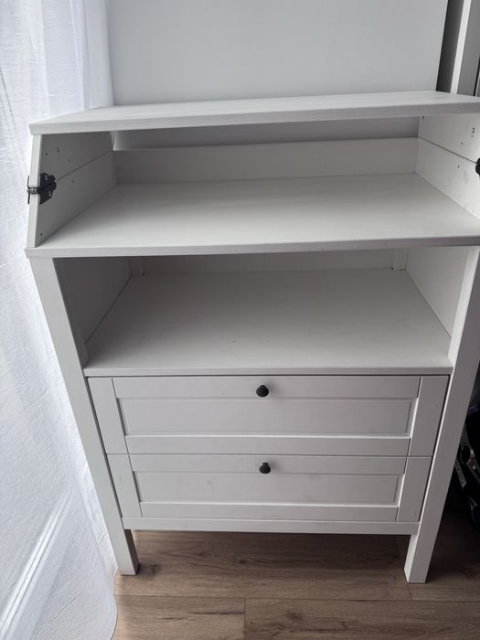 Sundvik komoda z przweijakiem biala ikea