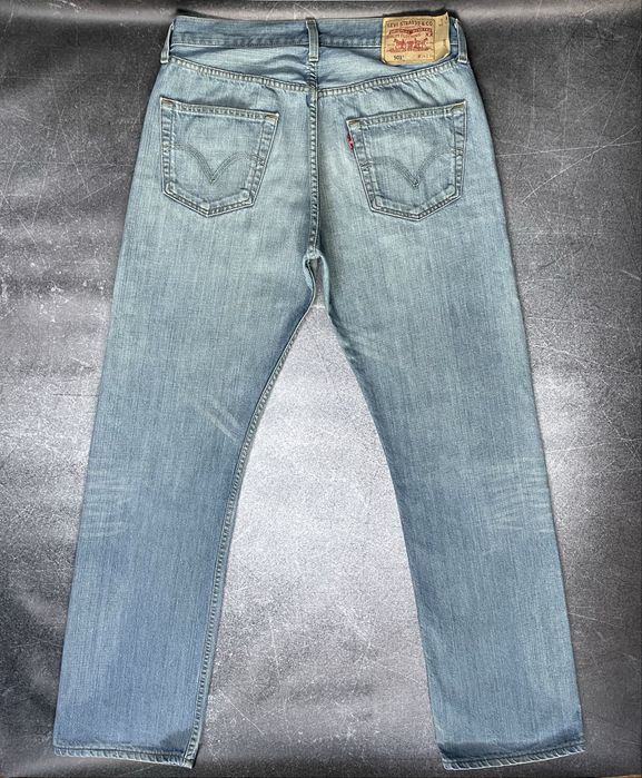Чоловічі джинси оригінал LEVIS 501 Regular Fit Straight Leg | W34 L34