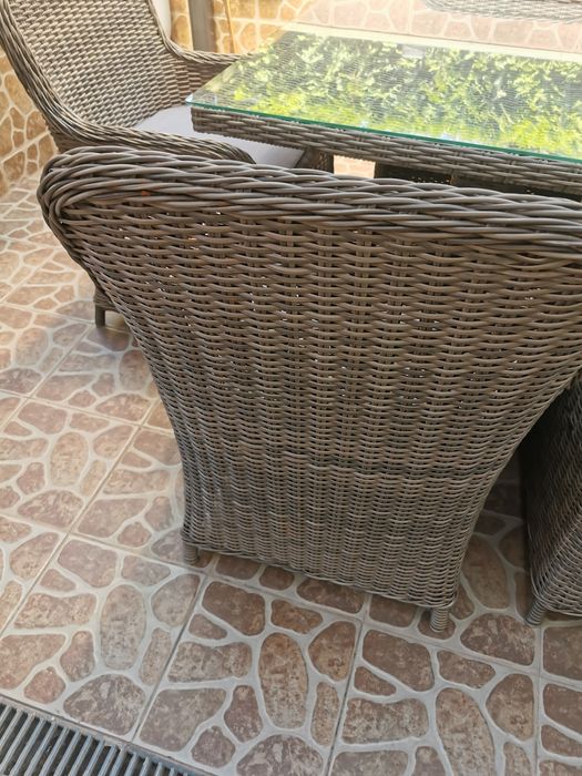 Okazja, komplet ogrodowy xxl stół i 8 foteli