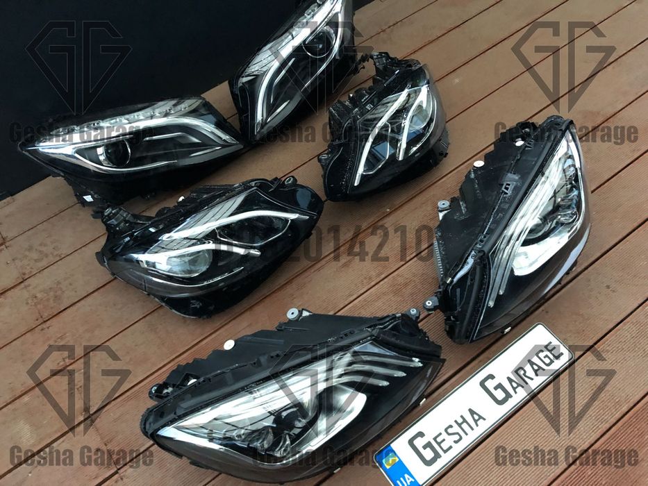 Фара фары Mercedes мерседес w204w213w222w447w166 лед ксенон Європа США